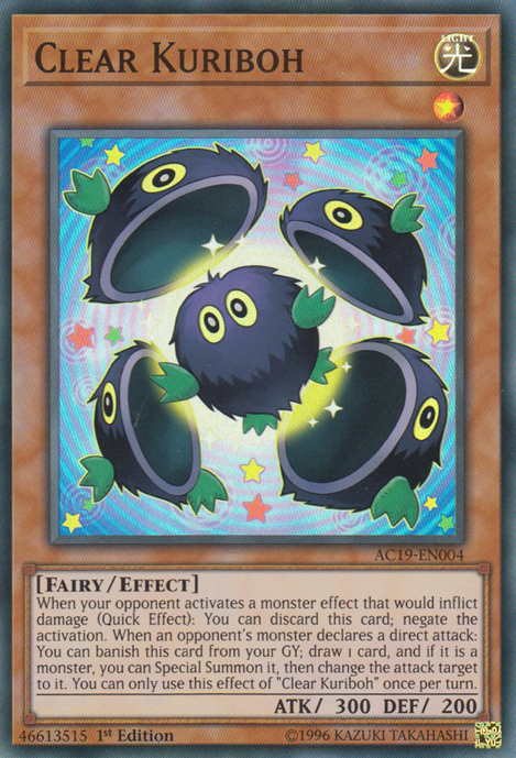 Clear Kuriboh [AC19-EN004] Super Rare | Black Swamp Games