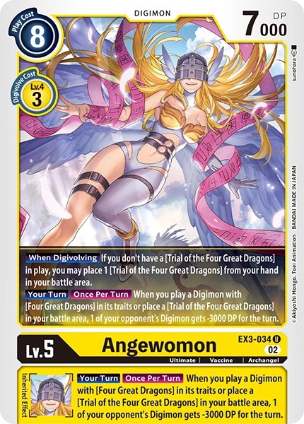 Angewomon [EX3-034] [Revision Pack Cards] | Black Swamp Games