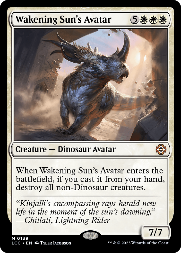 Wakening Sun's Avatar [The Lost Caverns of Ixalan Commander] | Black Swamp Games