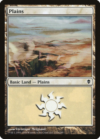 Plains (232a) [Zendikar] | Black Swamp Games