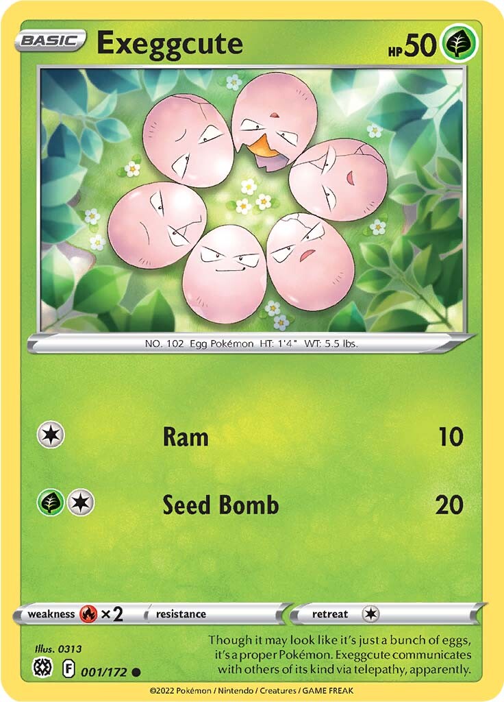 Exeggcute (001/172) [Sword & Shield: Brilliant Stars] | Black Swamp Games