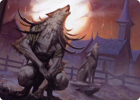 Lord of the Ulvenwald Art Card [Innistrad: Midnight Hunt Art Series] | Black Swamp Games