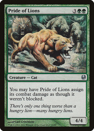 Pride of Lions [Duel Decks: Ajani vs. Nicol Bolas] | Black Swamp Games