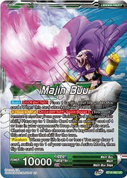 Majin Buu // Majin Buu, Unadulterated Might (BT14-062) [Cross Spirits] | Black Swamp Games
