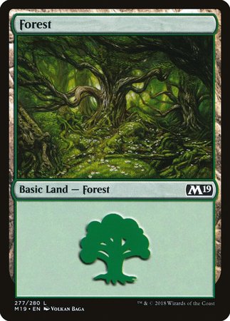 Forest (277) [Core Set 2019] | Black Swamp Games