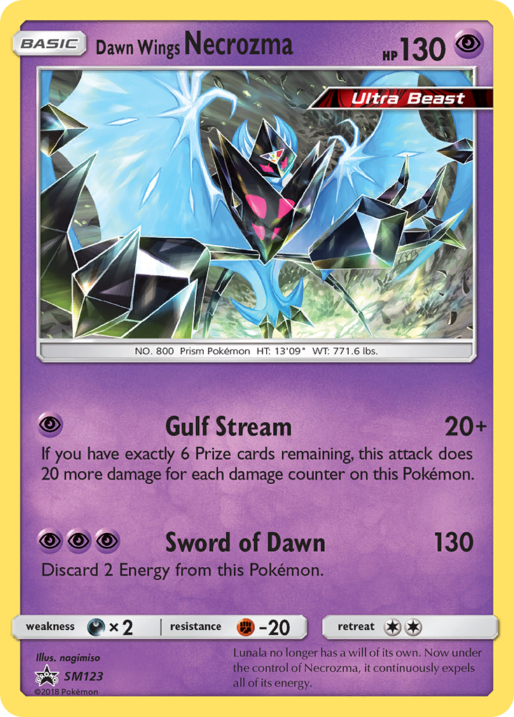 Dawn Wings Necrozma (SM123) [Sun & Moon: Black Star Promos] | Black Swamp Games