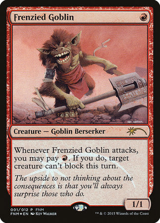 Frenzied Goblin [Friday Night Magic 2015] | Black Swamp Games