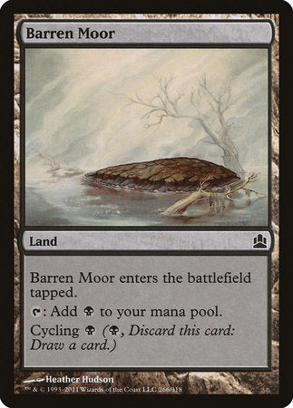 Barren Moor [Commander 2011] | Black Swamp Games