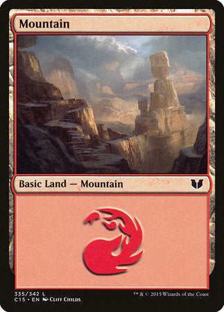 Mountain (335) [Commander 2015] | Black Swamp Games