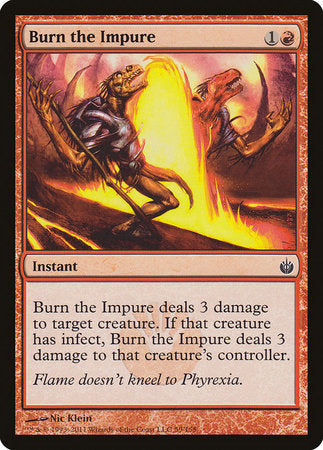 Burn the Impure [Mirrodin Besieged] | Black Swamp Games