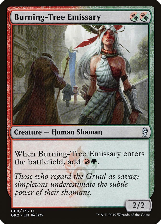 Burning-Tree Emissary [Ravnica Allegiance Guild Kit] | Black Swamp Games