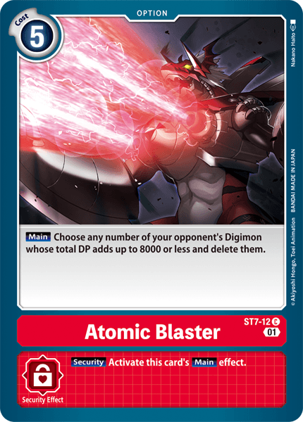 Atomic Blaster [ST7-12] [Starter Deck: Gallantmon] | Black Swamp Games