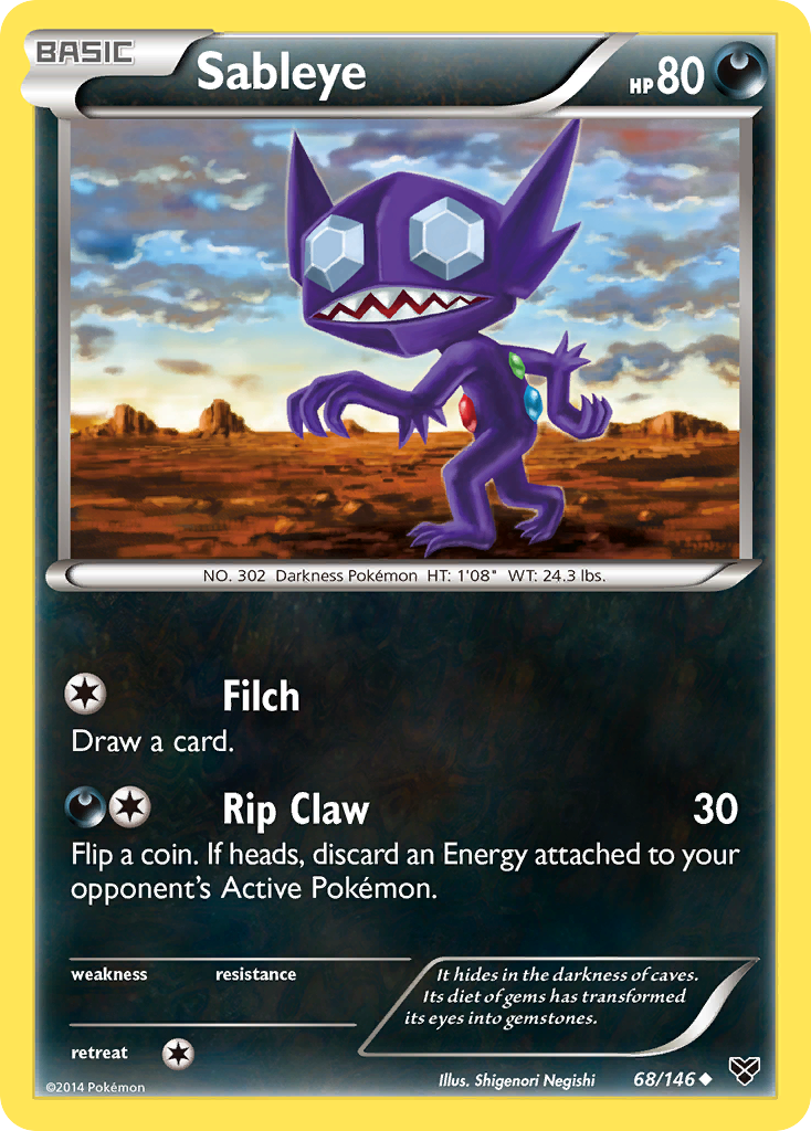 Sableye (68/146) [XY: Base Set] | Black Swamp Games