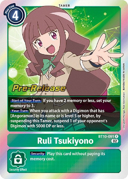 Ruli Tsukiyono [BT10-091] [Xros Encounter Pre-Release Cards] | Black Swamp Games