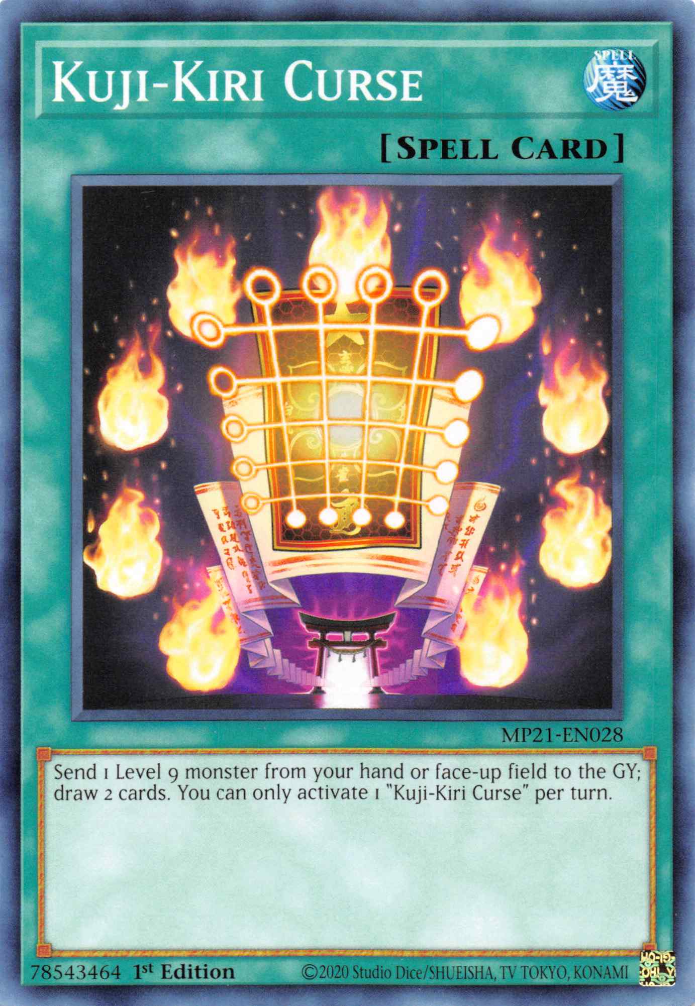 Kuji-Kiri Curse [MP21-EN028] Common | Black Swamp Games