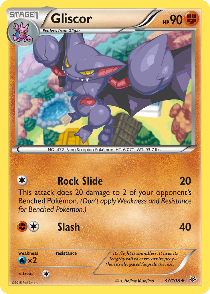 Gliscor (37/108) [XY: Roaring Skies] | Black Swamp Games