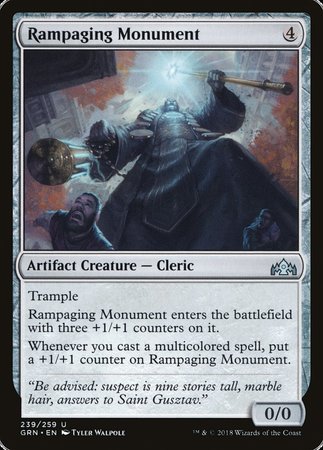 Rampaging Monument [Guilds of Ravnica] | Black Swamp Games