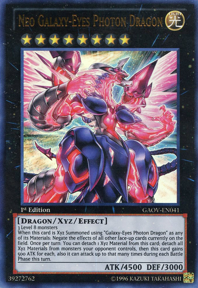 Neo Galaxy-Eyes Photon Dragon [GAOV-EN041] Ultra Rare | Black Swamp Games