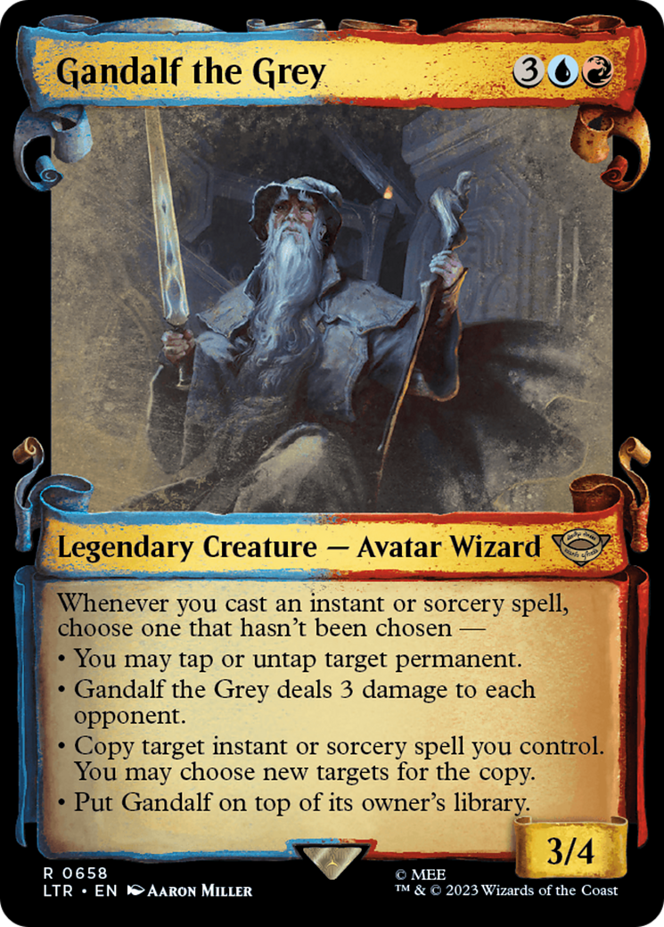 Gandalf the Grey [The Lord of the Rings: Tales of Middle-Earth Showcase Scrolls] | Black Swamp Games