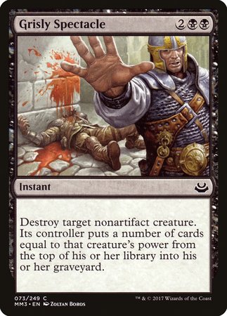 Grisly Spectacle [Modern Masters 2017] | Black Swamp Games