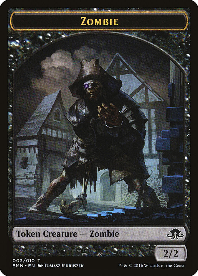 Zombie (003/010) [Eldritch Moon Tokens] | Black Swamp Games