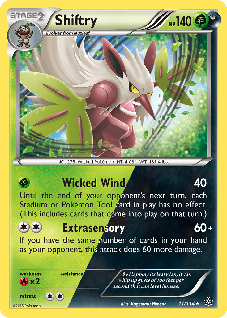 Shiftry (11/114) [XY: Steam Siege] | Black Swamp Games