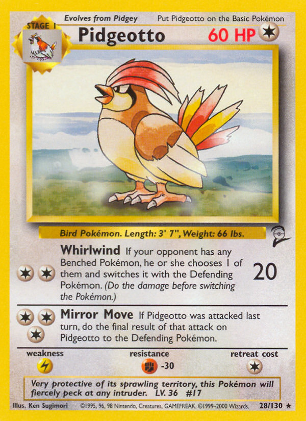 Pidgeotto (28/130) [Base Set 2] | Black Swamp Games