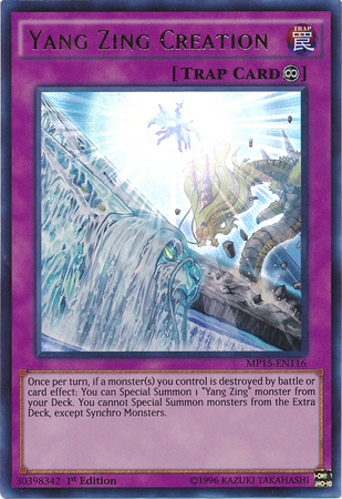 Yang Zing Creation [MP15-EN116] Ultra Rare | Black Swamp Games