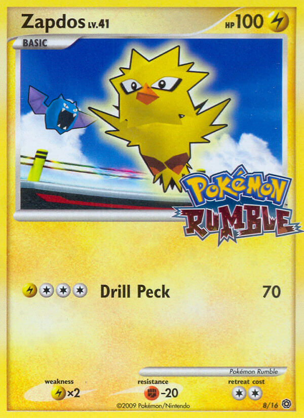 Zapdos (8/16) [Pokémon Rumble] | Black Swamp Games