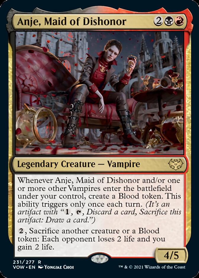 Anje, Maid of Dishonor [Innistrad: Crimson Vow] | Black Swamp Games