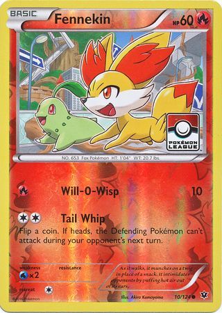 Fennekin (10/124) (League Promo) [XY: Fates Collide] | Black Swamp Games