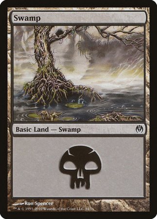 Swamp (34) [Duel Decks: Phyrexia vs. the Coalition] | Black Swamp Games