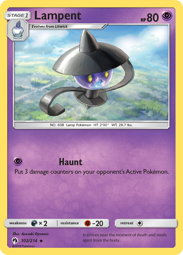 Lampent (102/214) [Sun & Moon: Lost Thunder] | Black Swamp Games