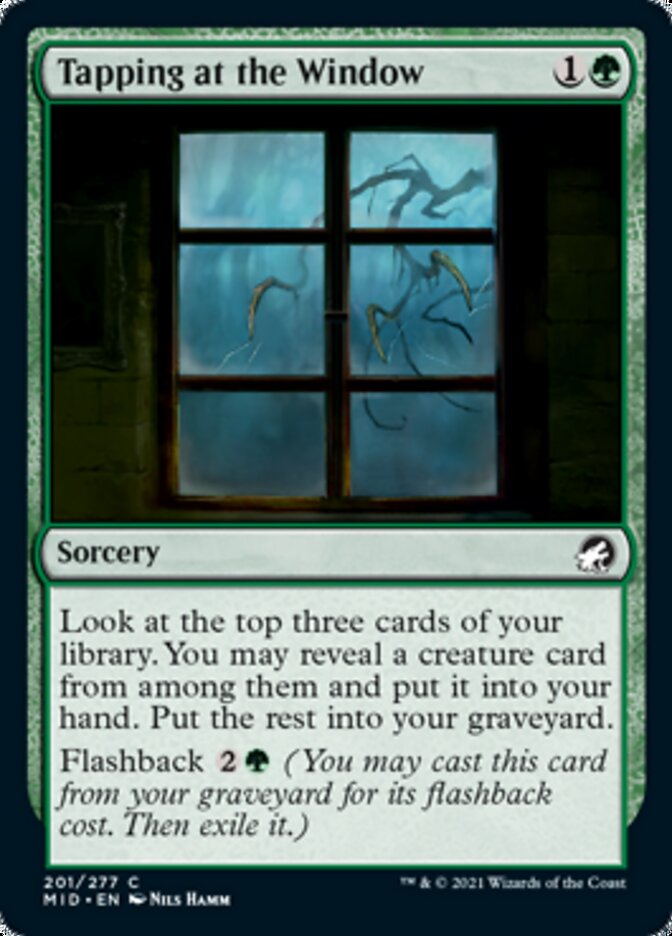 Tapping at the Window [Innistrad: Midnight Hunt] | Black Swamp Games