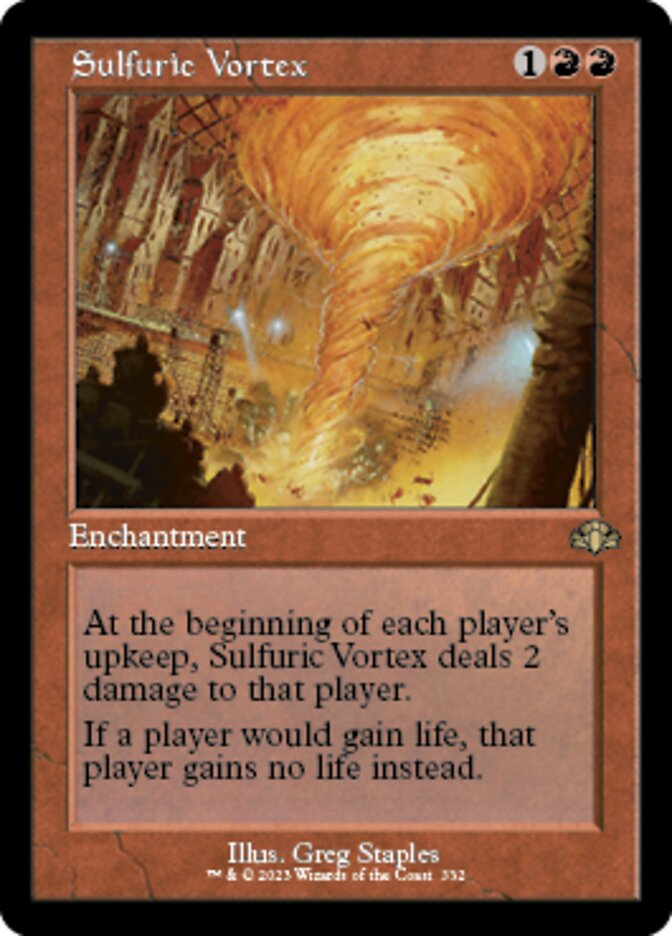 Sulfuric Vortex (Retro) [Dominaria Remastered] | Black Swamp Games