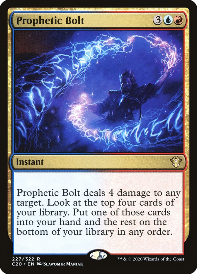 Prophetic Bolt [Commander 2020] | Black Swamp Games