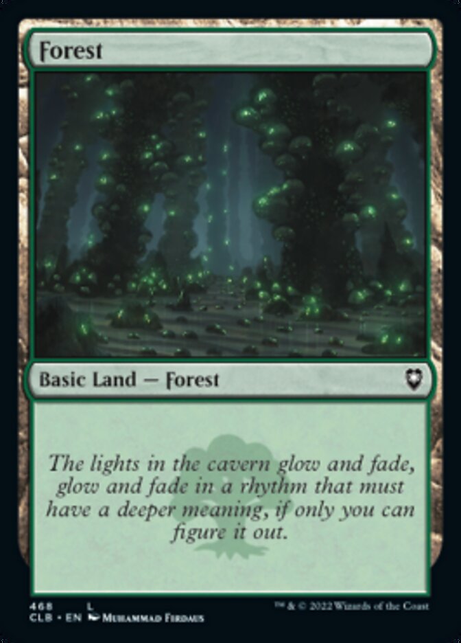 Forest (468) [Commander Legends: Battle for Baldur's Gate] | Black Swamp Games