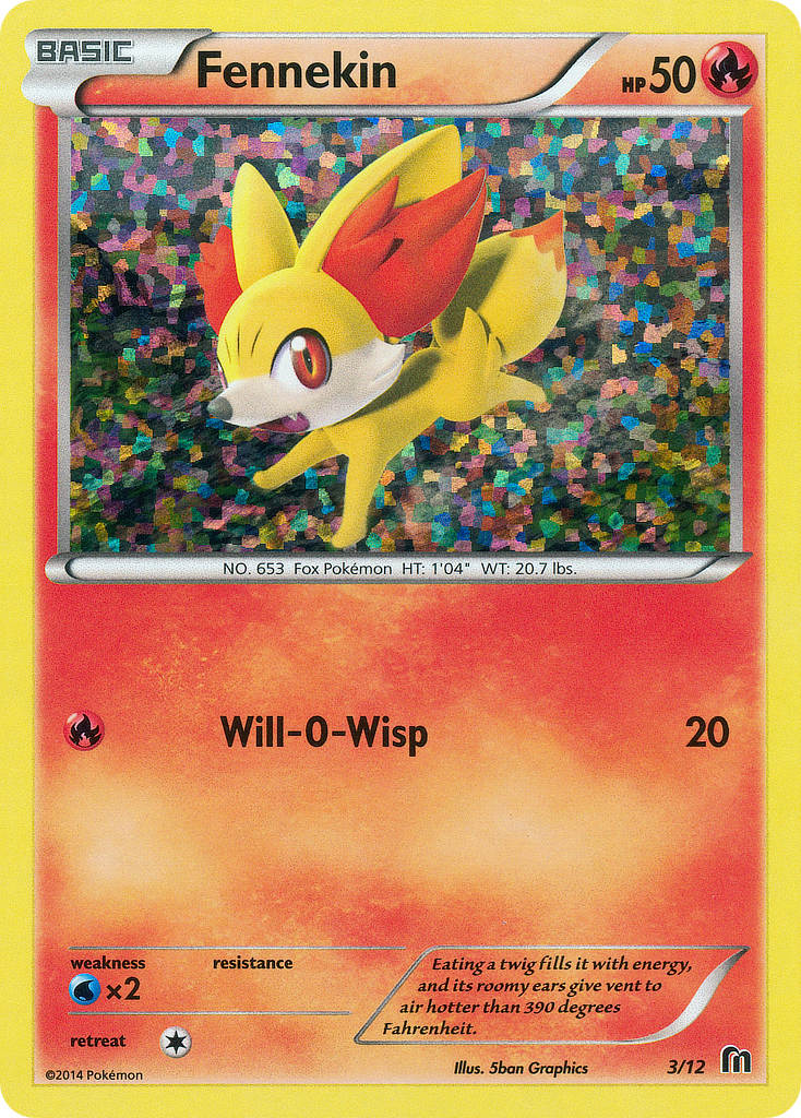 Fennekin (3/12) [McDonald's Promos: 2014 Collection] | Black Swamp Games