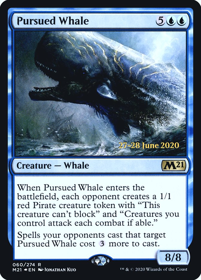 Pursued Whale  [Core Set 2021 Prerelease Promos] | Black Swamp Games