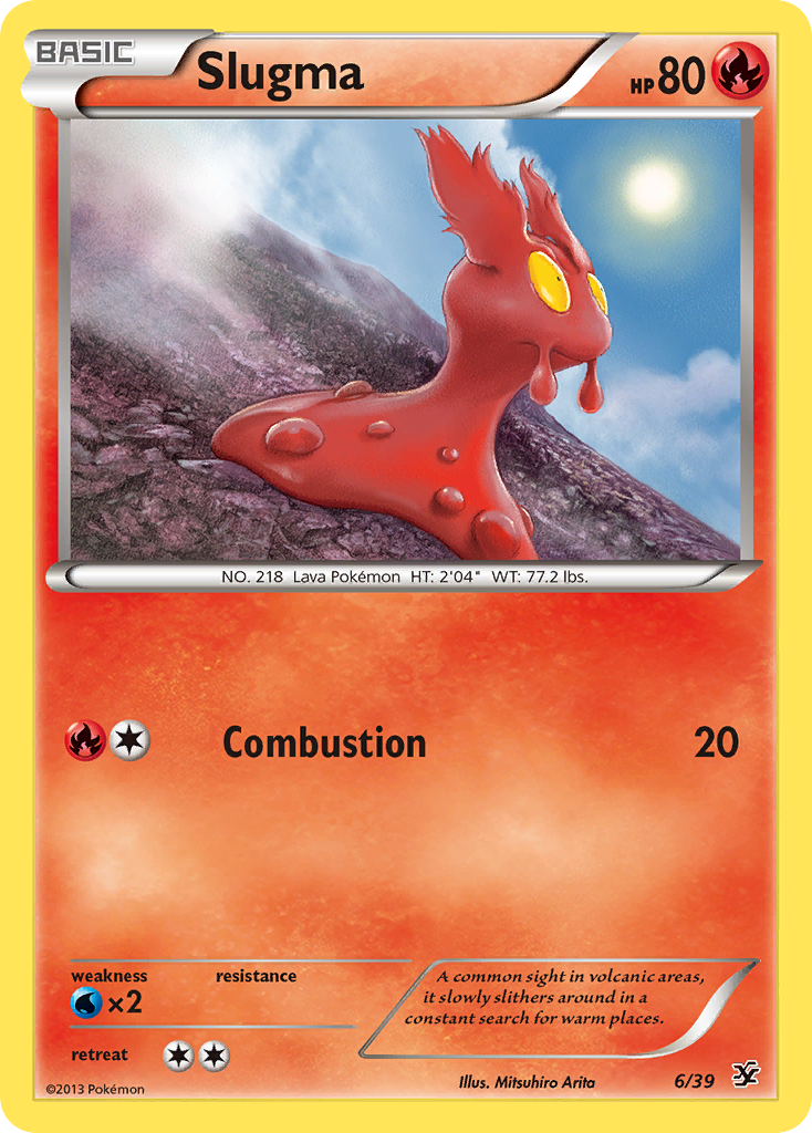 Slugma (6/39) [XY: Kalos Starter Set] | Black Swamp Games