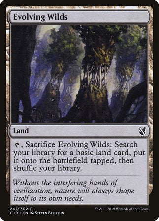 Evolving Wilds [Commander 2019] | Black Swamp Games