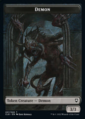 Treasure // Demon Double-sided Token [Commander Legends: Battle for Baldur's Gate Tokens] | Black Swamp Games