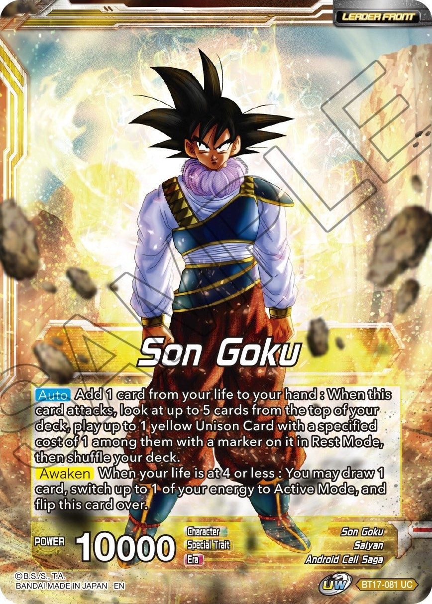 Son Goku // SS Son Goku, Fearless Fighter (BT17-081) [Ultimate Squad Prerelease Promos] | Black Swamp Games