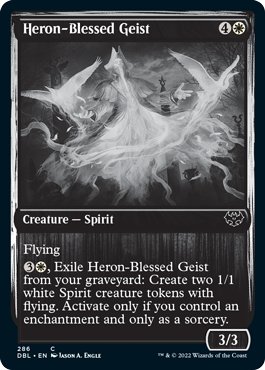Heron-Blessed Geist [Innistrad: Double Feature] | Black Swamp Games