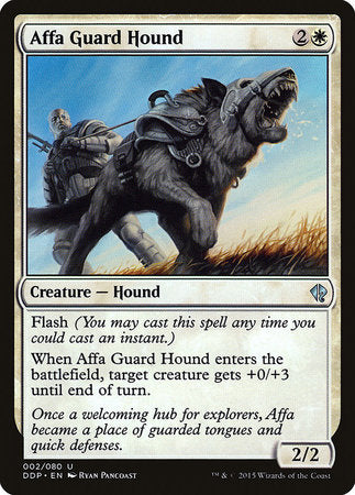 Affa Guard Hound [Duel Decks: Zendikar vs. Eldrazi] | Black Swamp Games