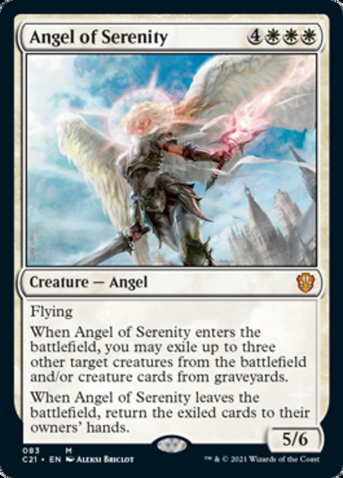 Angel of Serenity [Commander 2021] | Black Swamp Games