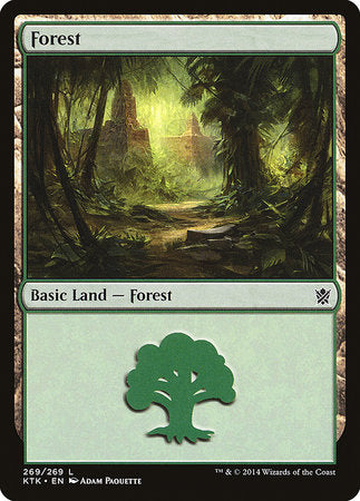 Forest (269) [Khans of Tarkir] | Black Swamp Games