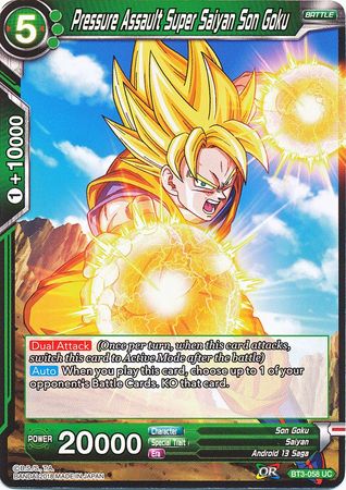 Pressure Assault Super Saiyan Son Goku [BT3-058] | Black Swamp Games
