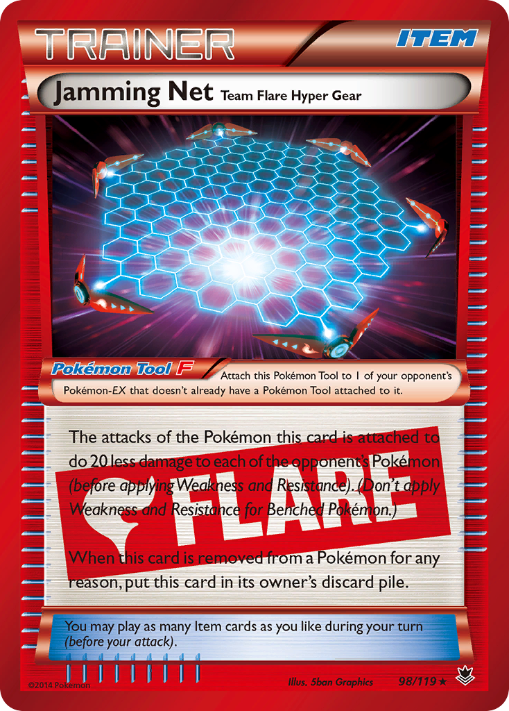 Jamming Net Team Flare Hyper Gear (98/119) [XY: Phantom Forces] | Black Swamp Games