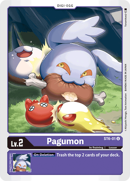 Pagumon [ST6-01] [Starter Deck: Venomous Violet] | Black Swamp Games